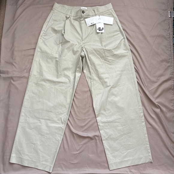 NWT Eytys Scout WideLeg Pants Pearl (Light Grey) 52 Men’s / 42 Women’s Oversized - Picture 9 of 12